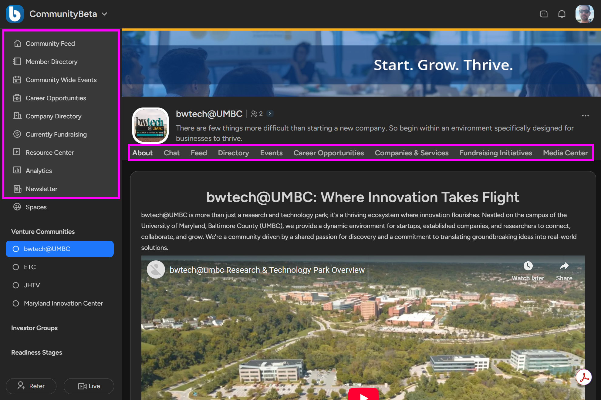 CommunityBeta Features