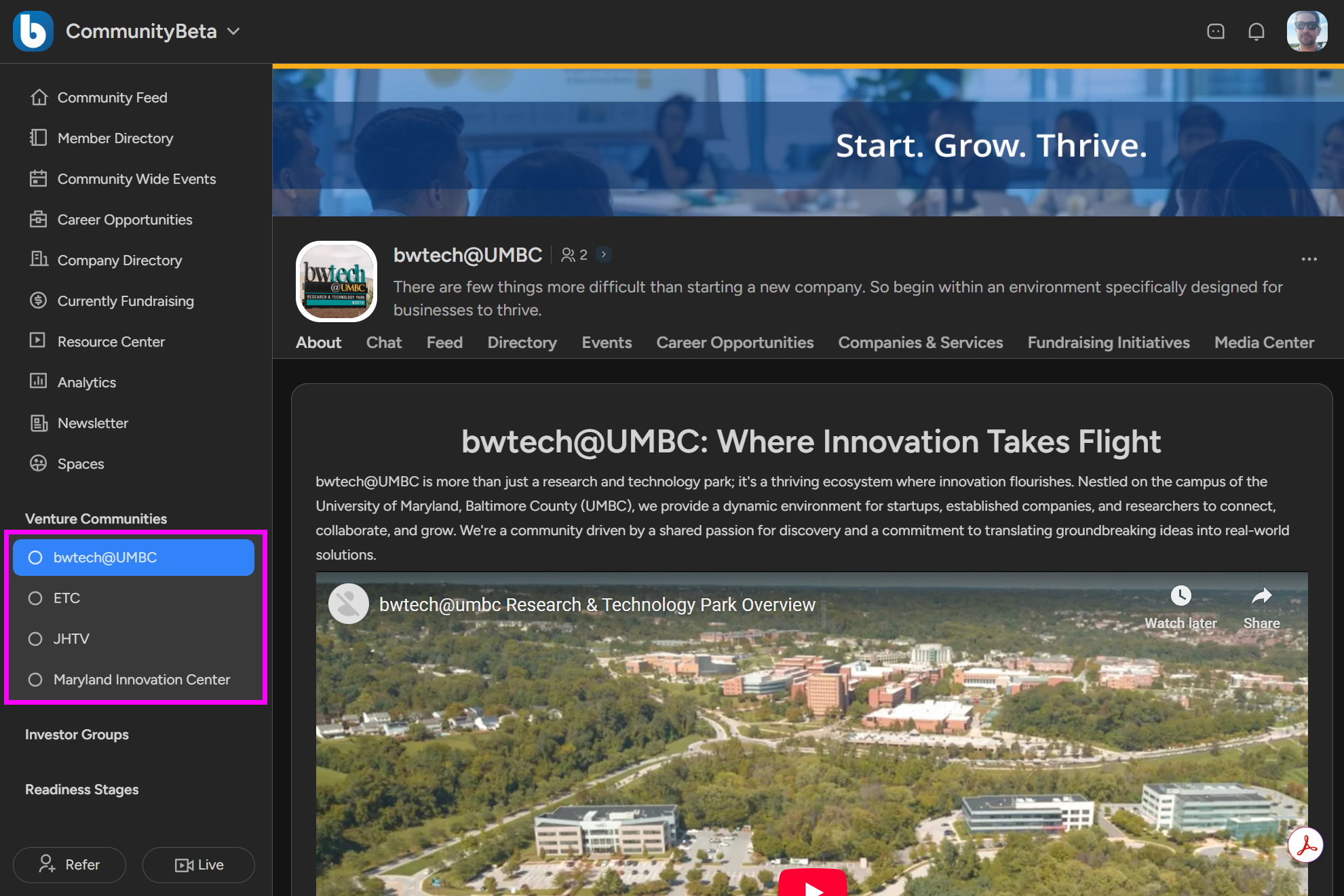 CommunityBeta Spaces
