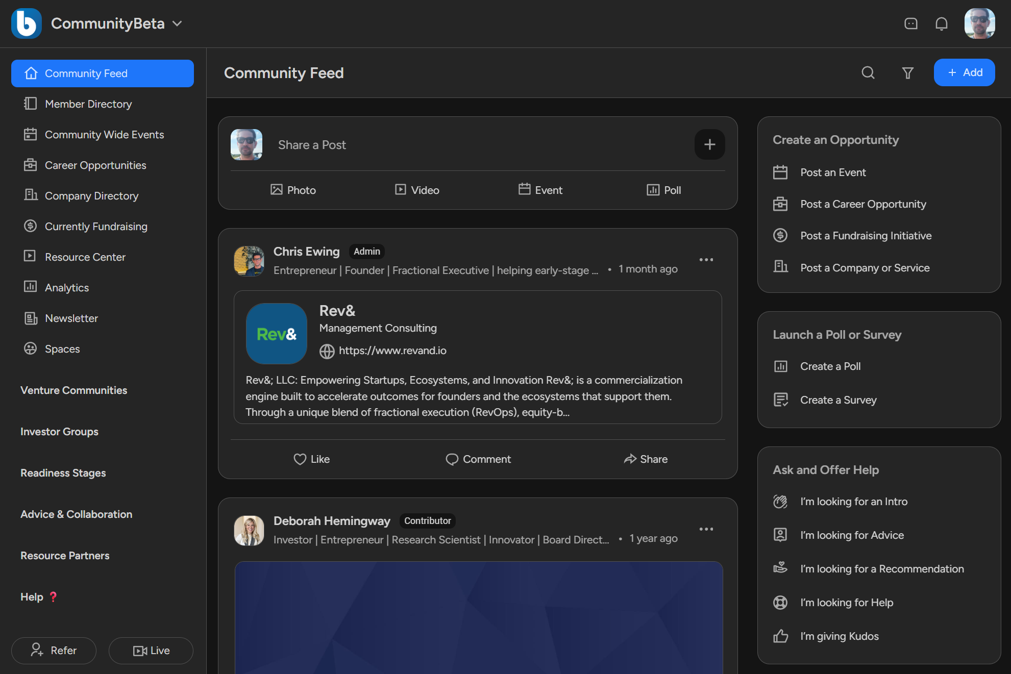 CommunityBeta Hub