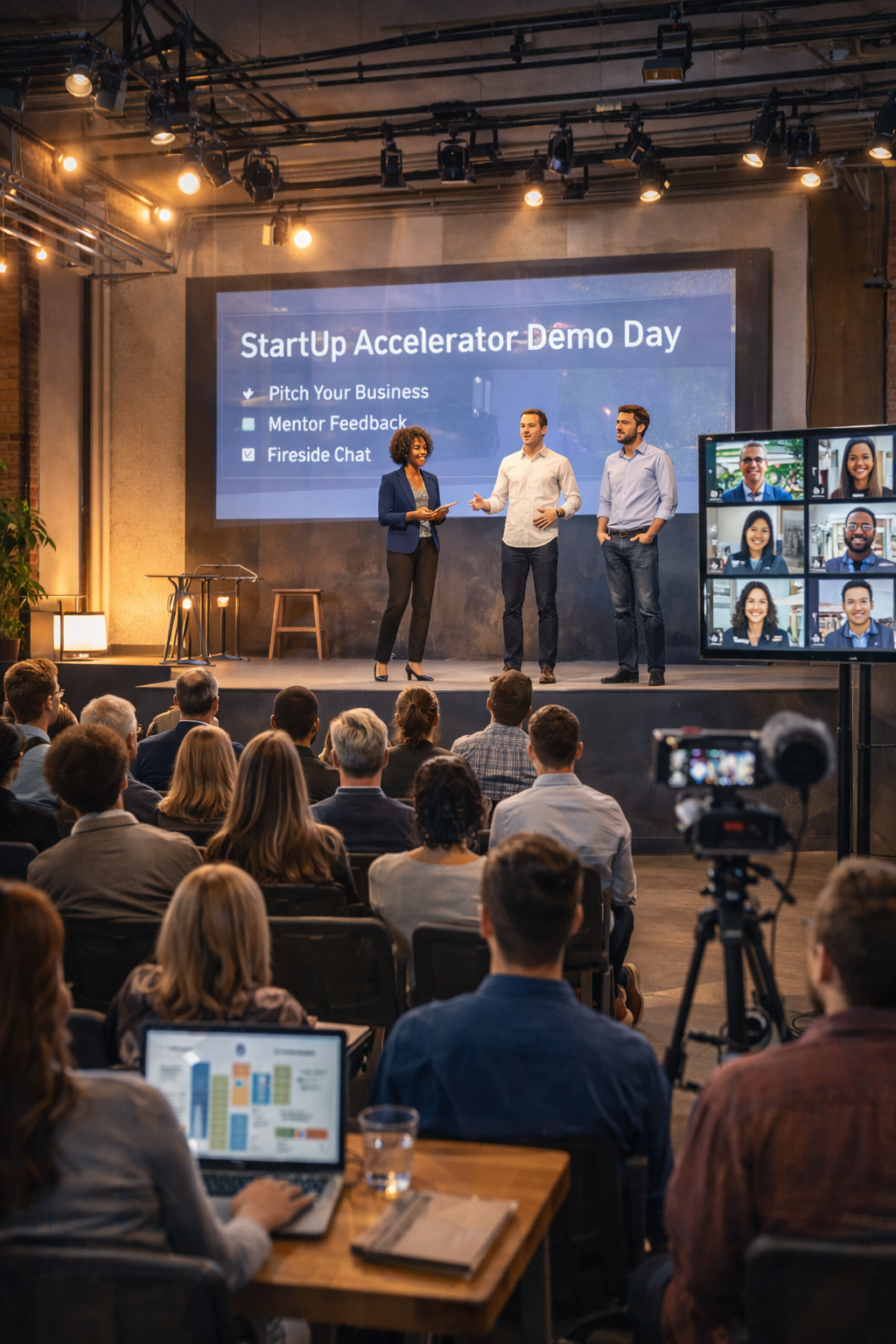 Accelerator cohort demo day